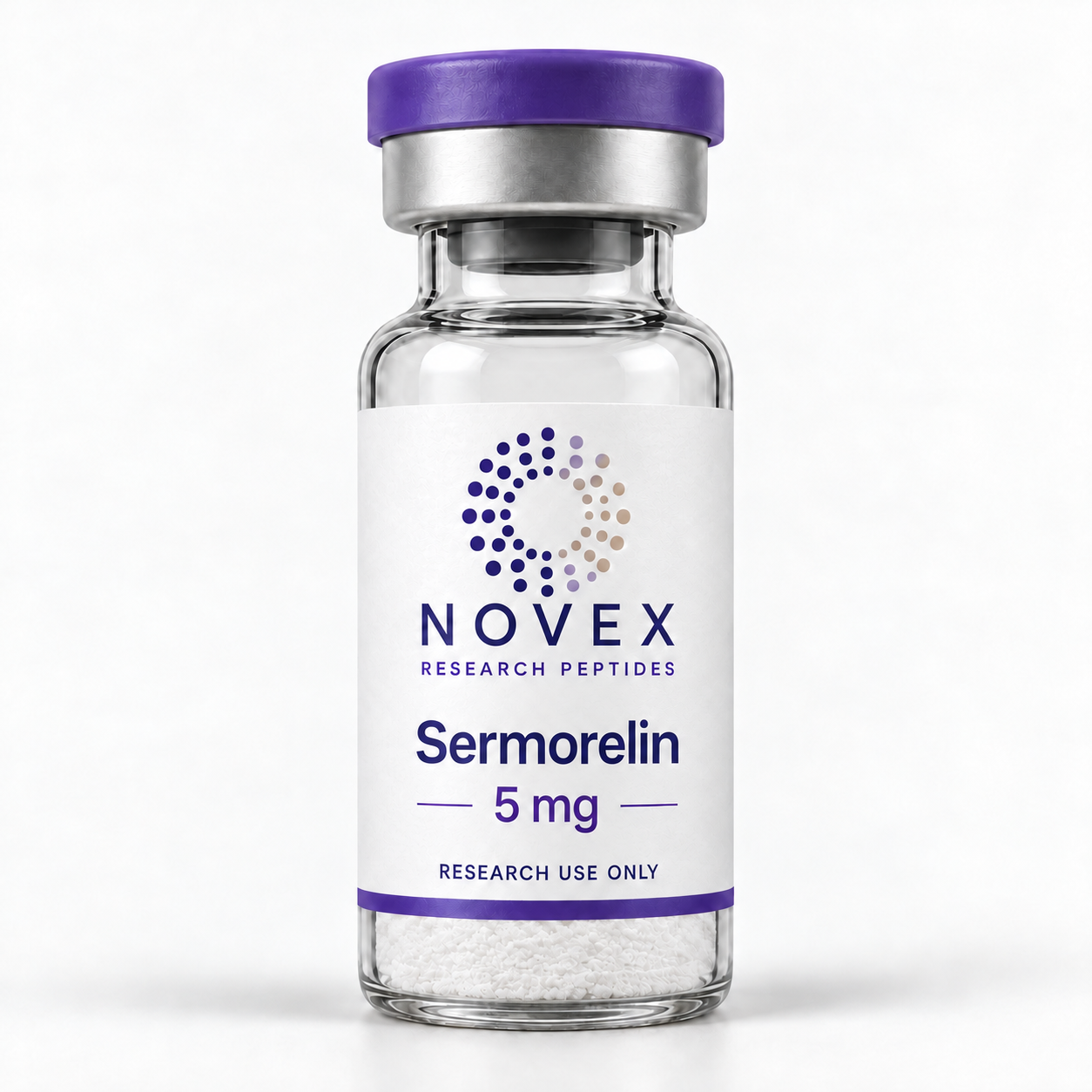 NOVEX Sermorelin 5 mg · флакон
